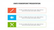 Use Knife PowerPoint Presentation Template Slide Design